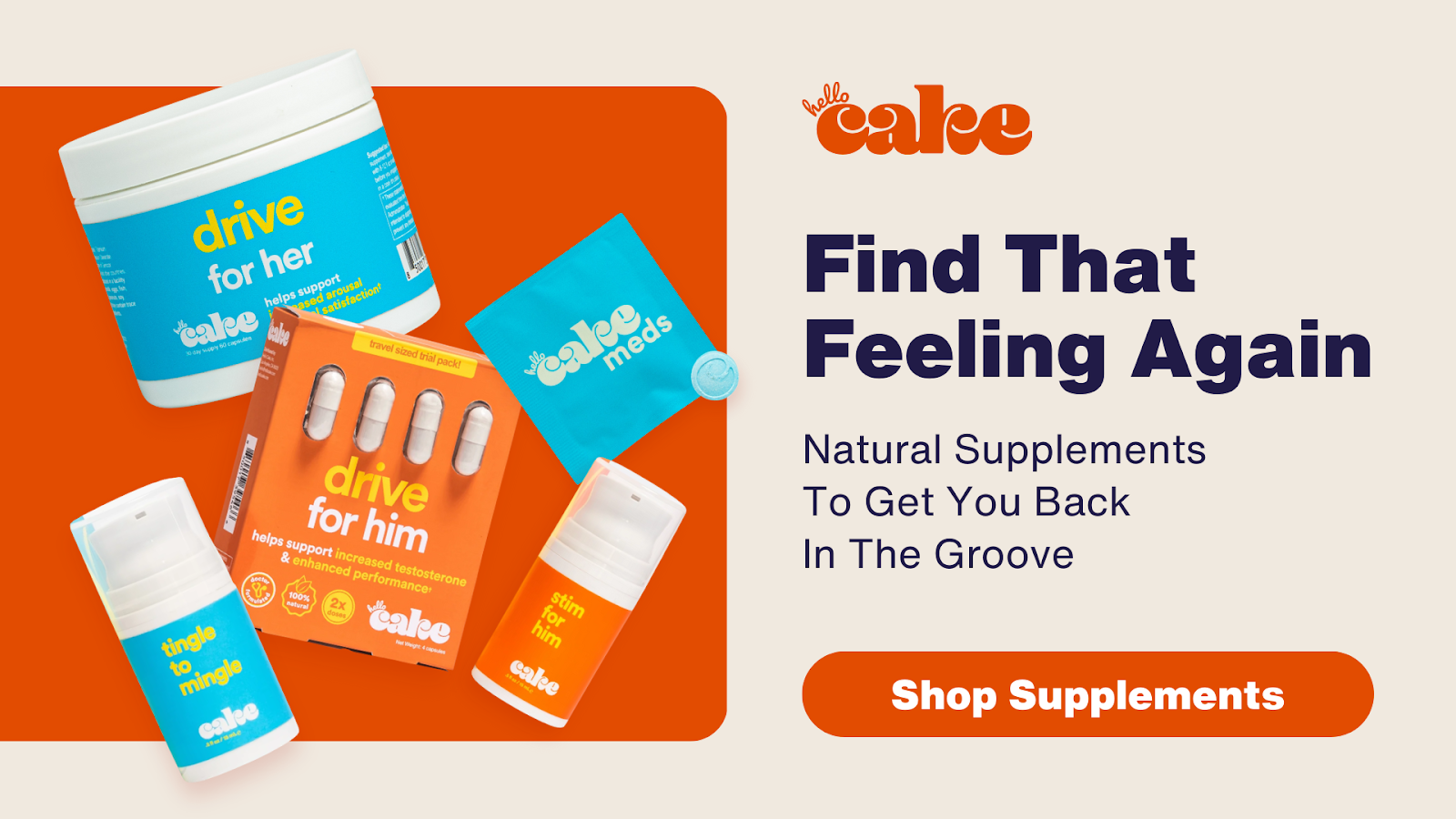 Get Back In The Groove With Hello Cake’s Natural Supplements