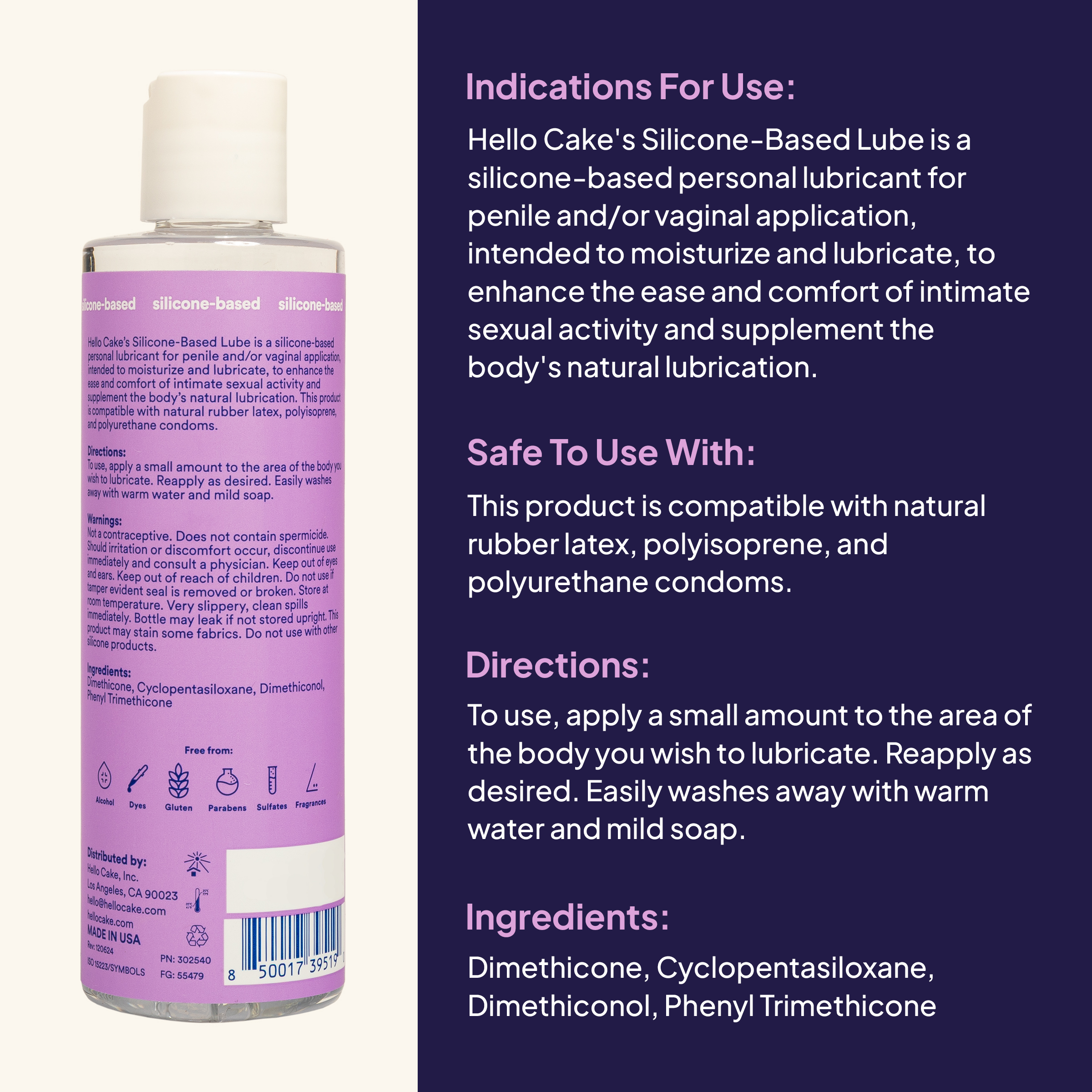 Silicone-Based Lube – 8 oz
